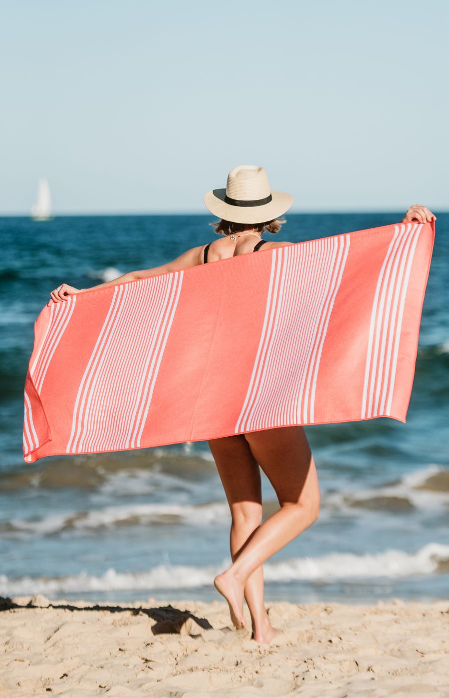 Classic Stripe in Coral