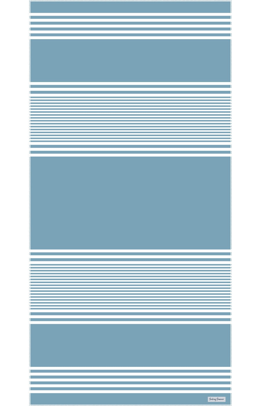 Classic Stripe in Sky Blue